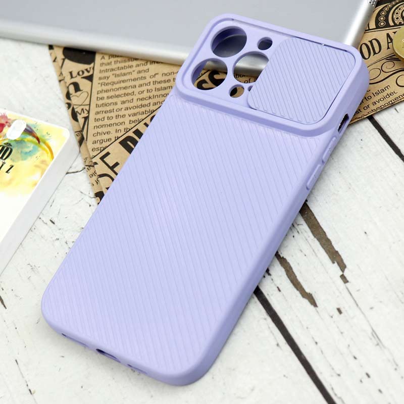 قاب سیلیکونی کبریتی محافظ لنزدار کشویی iPhone 13 Pro Max