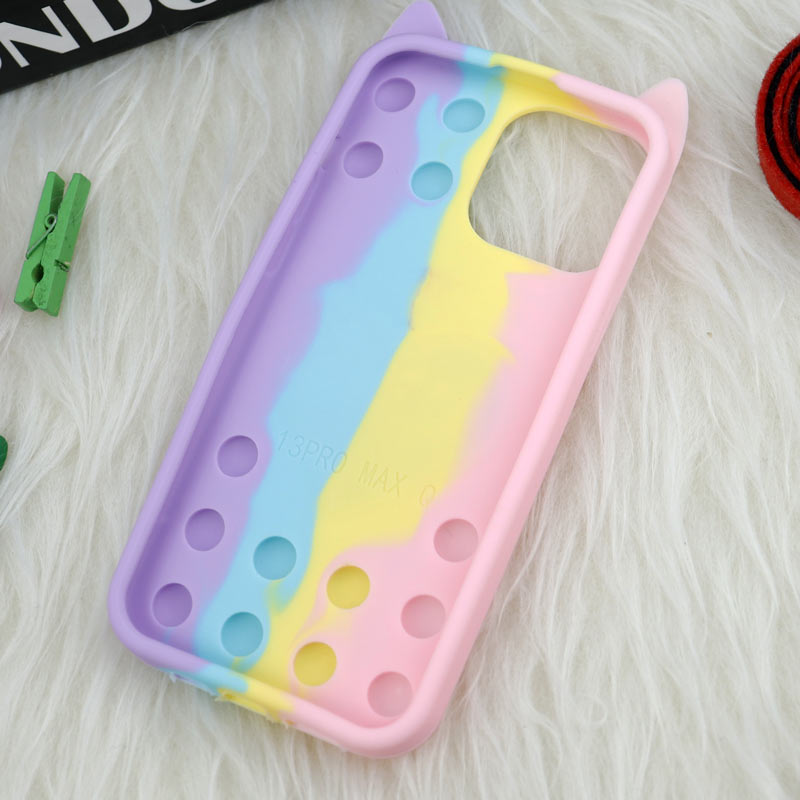 قاب اورجینال سیلیکونی آکواریومی Lucky Cat پاپیتی iPhone 13 Pro Max