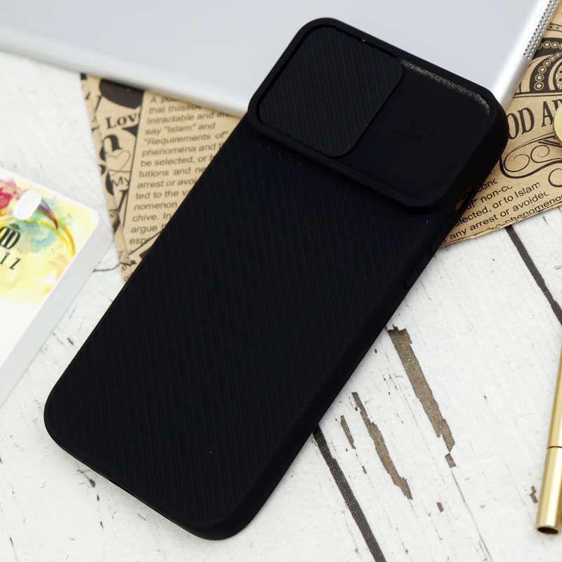 قاب سیلیکونی کبریتی محافظ لنزدار کشویی iPhone 13 Pro Max