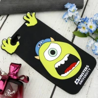قاب ژله ای سیلیکونی عروسکی مایک iPhone 6/6s مشکی