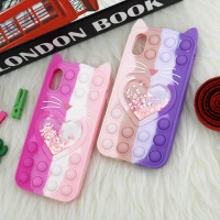 قاب اورجینال سیلیکونی آکواریومی Lucky Cat پاپیتی iPhone X/XS