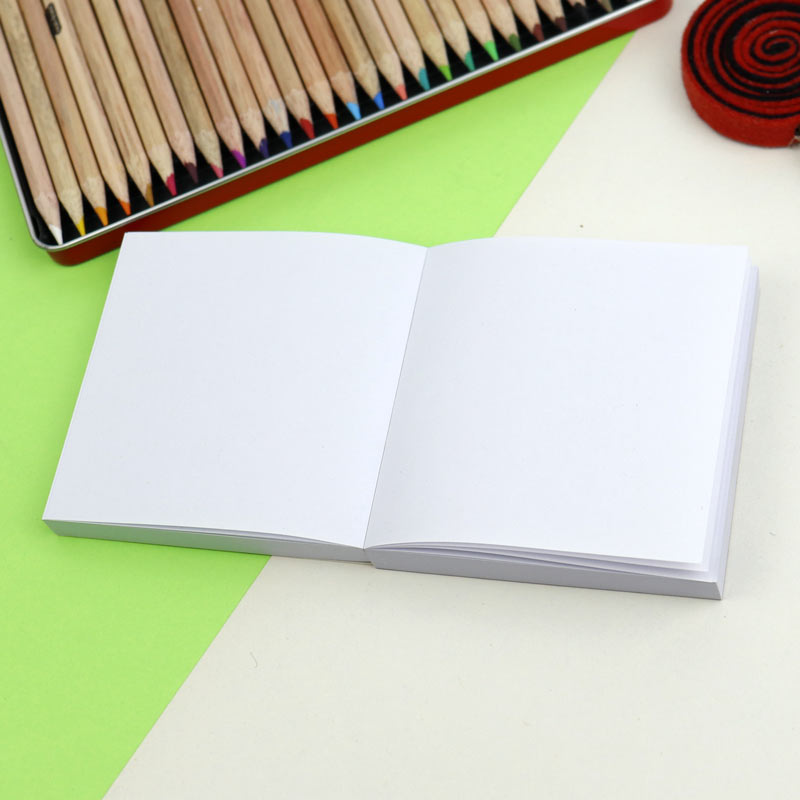 کاغذ یادداشت ته چسب Nahal Max 9x9cm کد 9309 بسته 300 برگی سفید