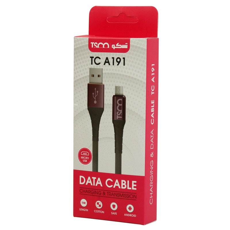 کابل میکرو یو اس بی TSCO TC A191 2A 1m