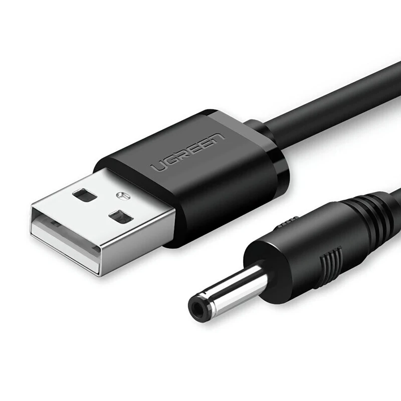 کابل USB به DC سوزنی 2 آمپر یوگرین 10376 طول 1 متر