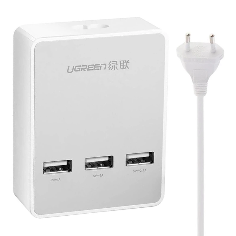 شارژر Ugreen CD101 20360 3Port 2.1A 20W