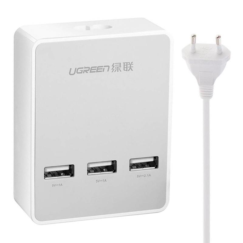 شارژر Ugreen CD101 20360 3Port 2.1A 20W