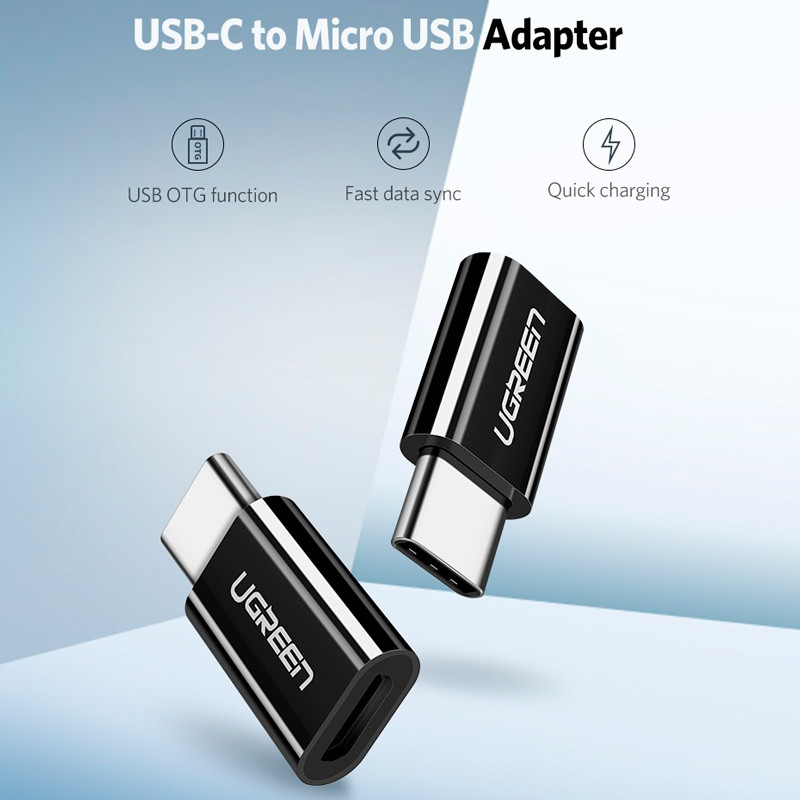 تبدیل Ugreen US157 30391 OTG MicroUSB To Type-C