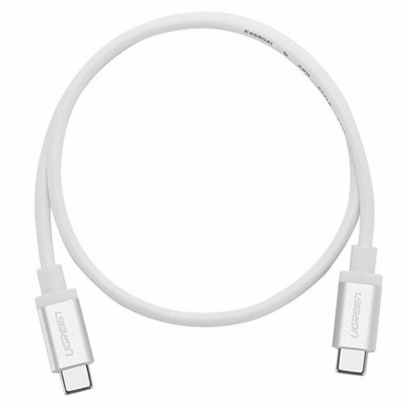 کابل تبدیل فست شارژ Ugreen US161 10682 Type-C to Type-C 2.4A 1.5m