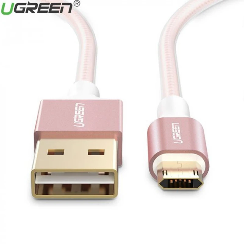 کابل میکرو یو اس بی 2 آمپر یوگرین US223 طول 1.5 متر