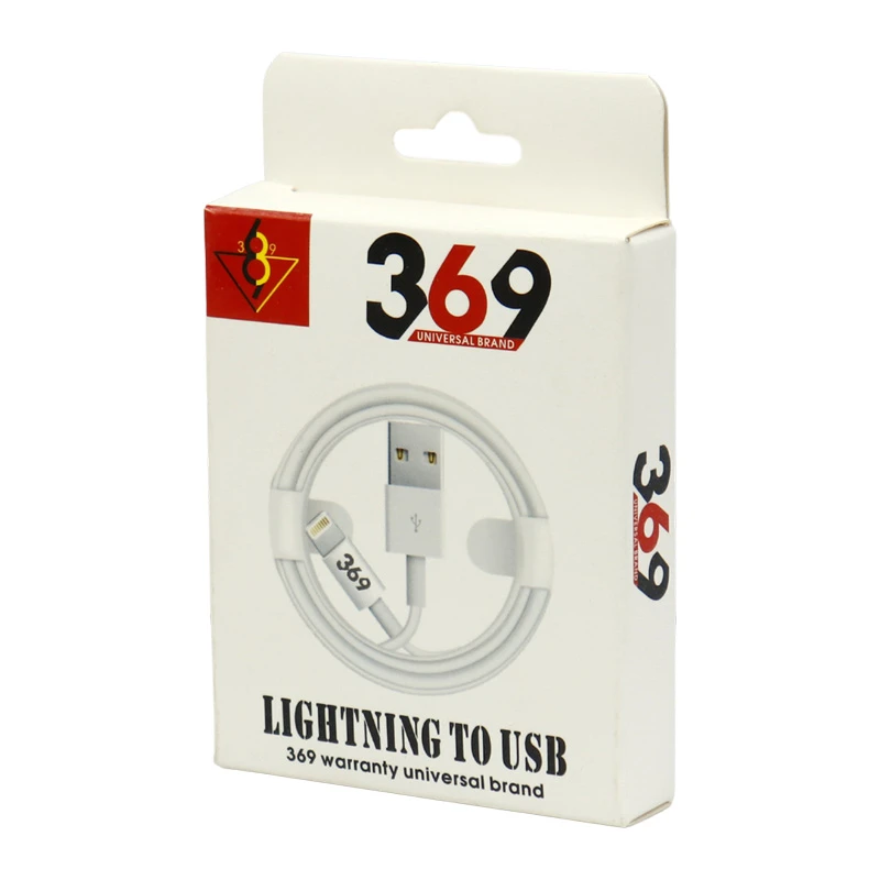 کابل لایتنینگ فست شارژ 2.4 آمپر Universal Brand 369 طول 1 متر