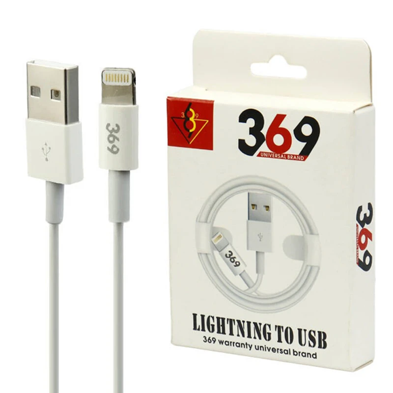 کابل لایتنینگ فست شارژ 2.4 آمپر Universal Brand 369 طول 1 متر