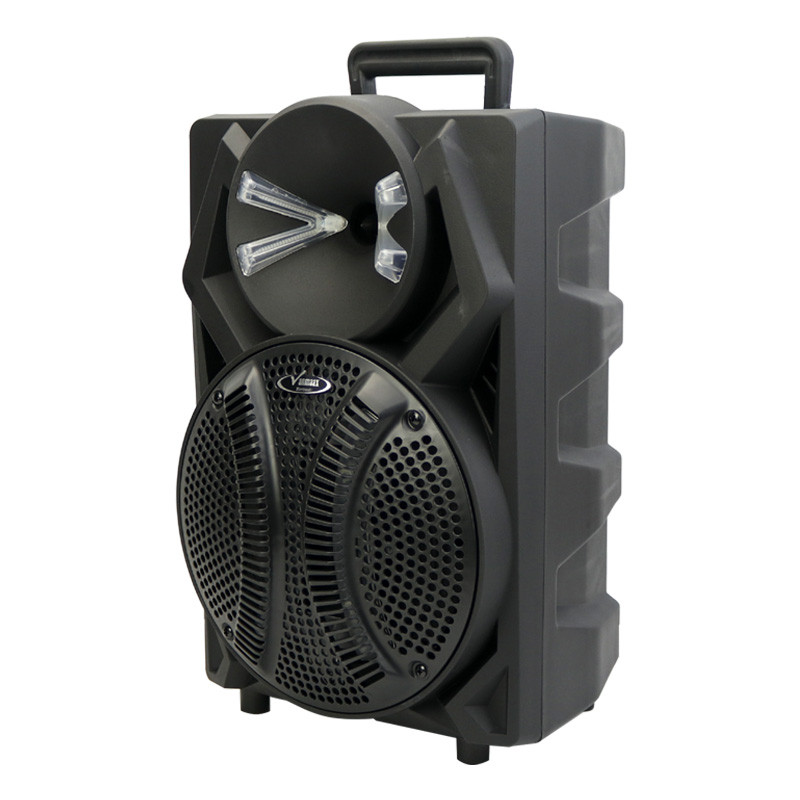 اسپیکر چمدانی بلوتوثی رم و فلش خور VanMaax MX-100 + میکروفون و ریموت کنترل
