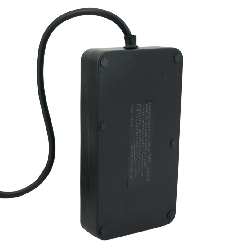چند راهی 3 خانه وریتی PS 3114 با کابل 2 متری + شارژر USB