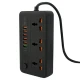 چند راهی 3 خانه وریتی PS 3114 با کابل 2 متری + شارژر USB