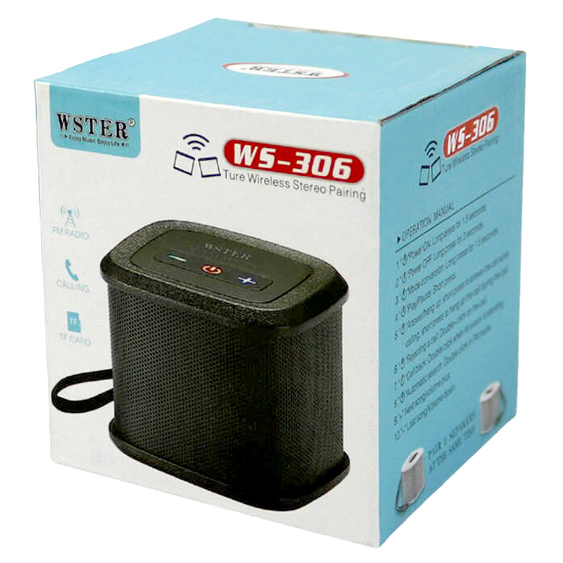 اسپیکر بلوتوثی رم خور WSTER WS-306