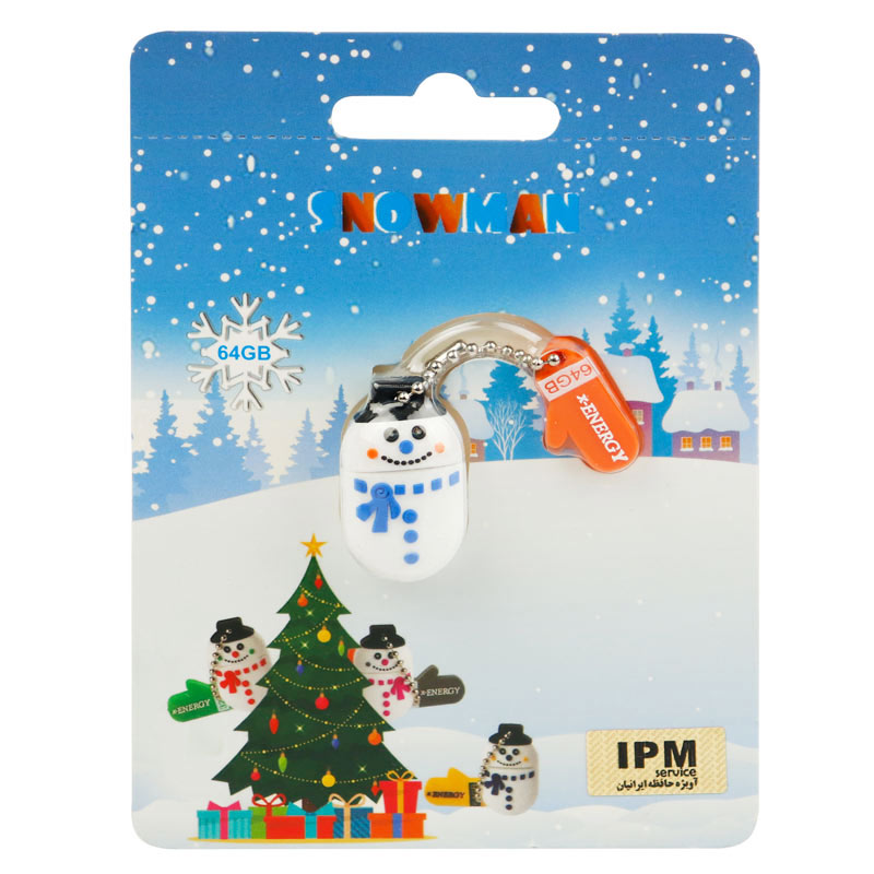 فلش عروسکی 64 گیگ ایکس انرژی X-Energy Snowman