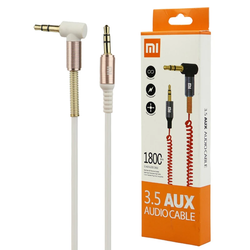 کابل AUX شیائومی Audio یکسر L طول 1.8 متر