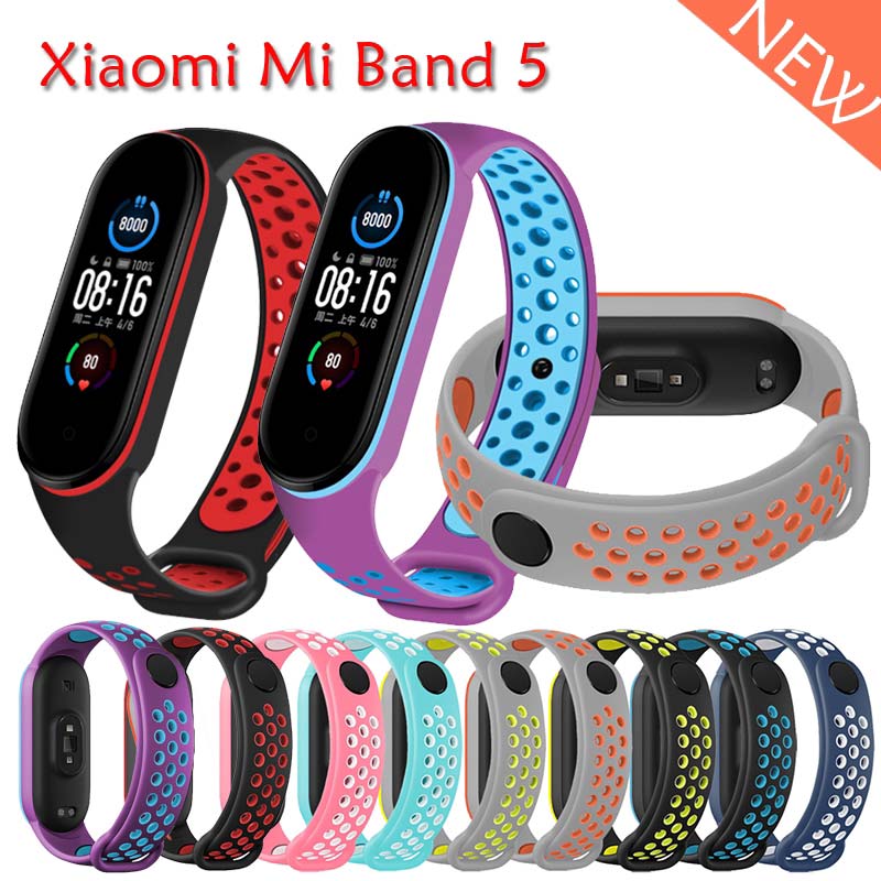 بند سیلیکونی طرح نایک Xiaomi Mi Band 5 / 6