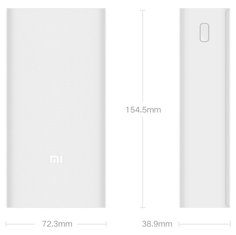 پاور بانک فست شارژ 30000 شیائومی Xiaomi Mi Power Bank 3 PB3018ZM 18W