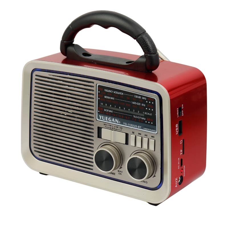 رادیو اسپیکر بلوتوثی رم و فلش خور خورشیدی Yuegan YG-1181US-BT