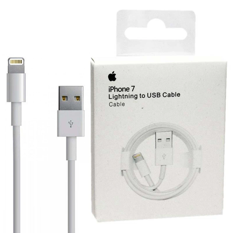 کابل لایتنینگ iPhone 7 پک دار طول 1 متر