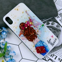 قاب ماربل فانتزی طلایی iPhone XS Max کد 8