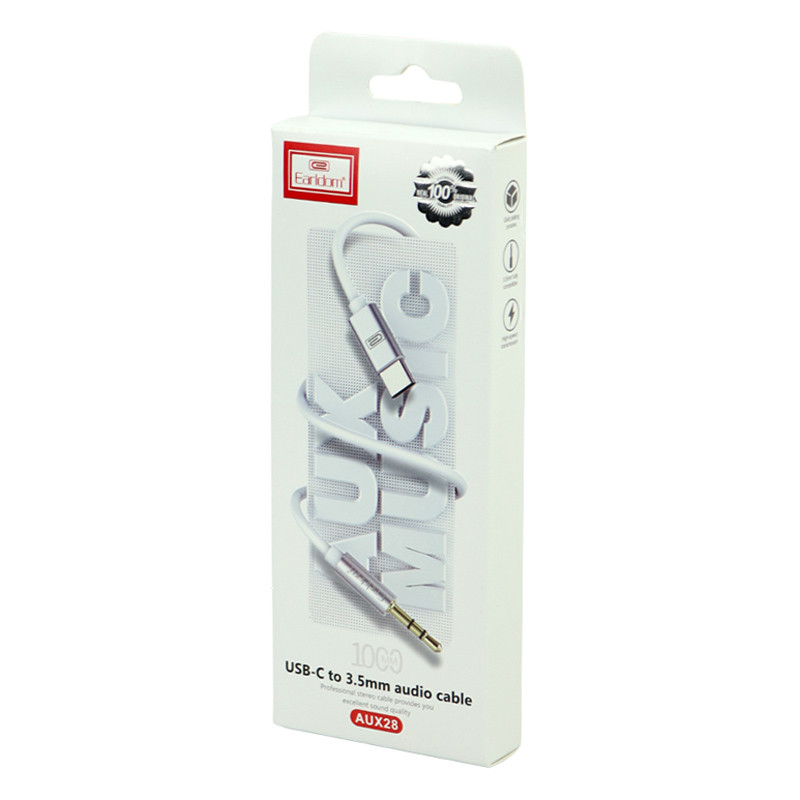 کابل تبدیل Earldom ET-AUX28 Type-C To AUX 1m