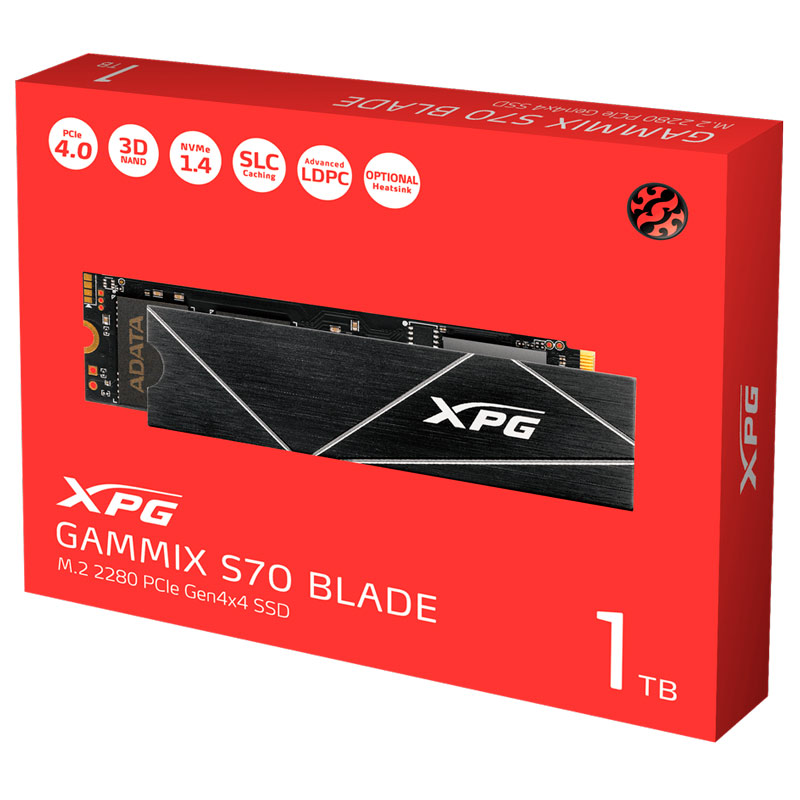 حافظه SSD ای دیتا ADATA XPG GAMMIX S70 Blade 1TB M.2