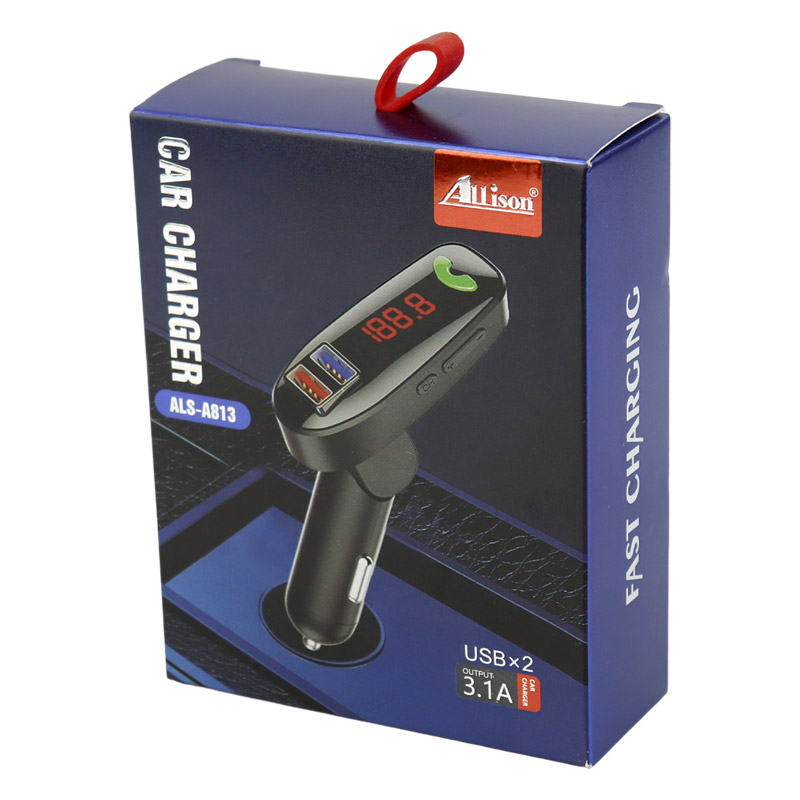 FM Player بلوتوثی + شارژر فندکی Allison ALS-A813