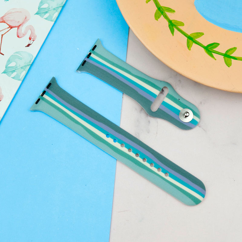 بند سیلیکونی آبرنگی Slicto اپل واچ 38/40mm