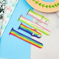بند سیلیکونی آبرنگی Slicto اپل واچ 42/44mm