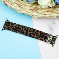 بند Slicto Milanese اپل واچ 42/44mm پلنگی