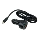 شارژر فندکی فست شارژ Aukey CC-T11 QC3.0 3A 42W + کابل تایپ سی