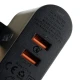 شارژر دیواری فست شارژ Aukey PA-T16 2Port 3A QC3 PD 36W + کابل میکرو یو اس بی
