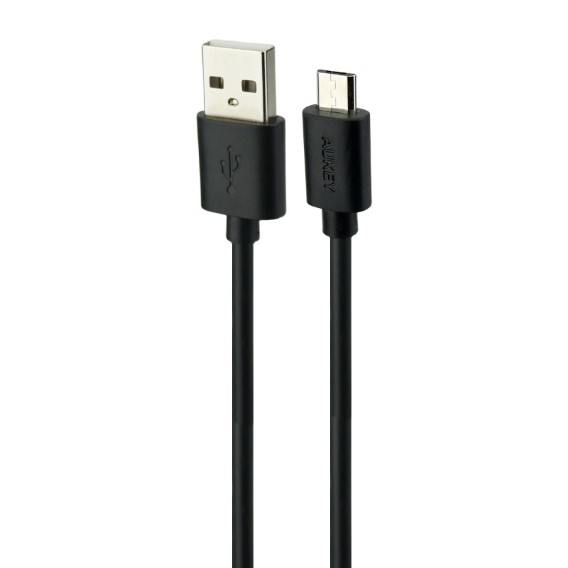شارژر دیواری فست شارژ Aukey PA-T16 2Port 3A QC3 PD 36W + کابل میکرو یو اس بی