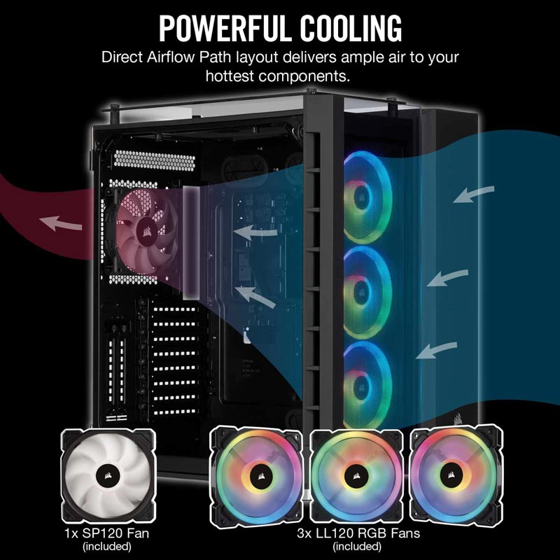 کیس کامپیوتر کورسیر Corsair Crystal Series 680X