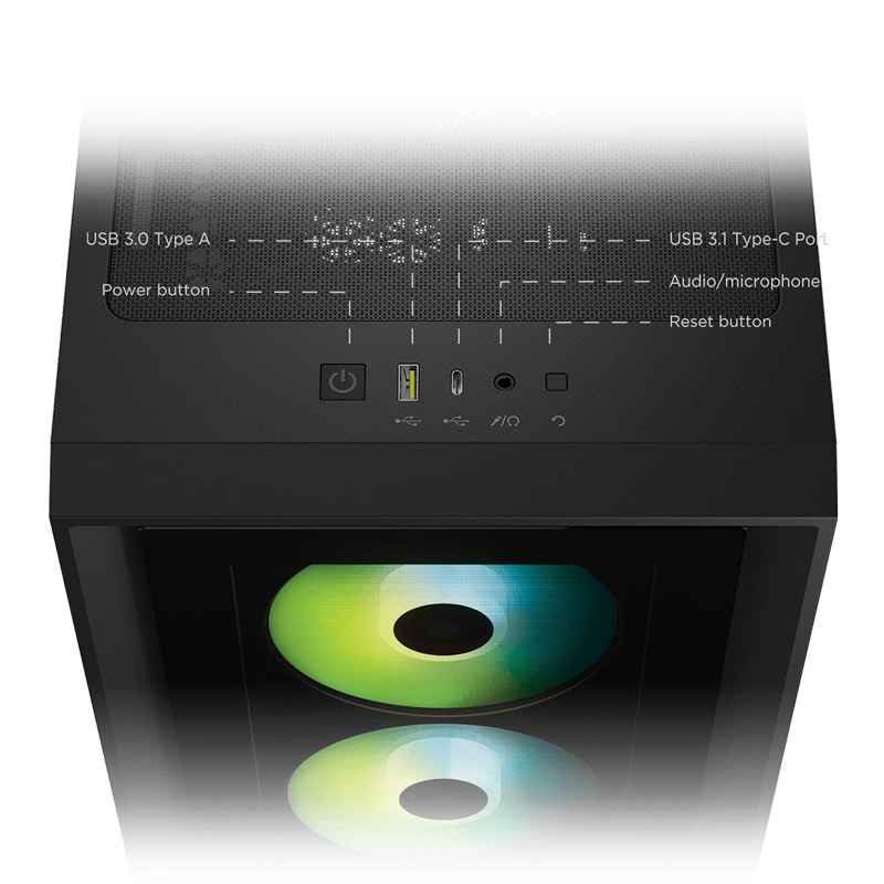 کیس کامپیوتر کورسیر Corsair iCUE 4000X