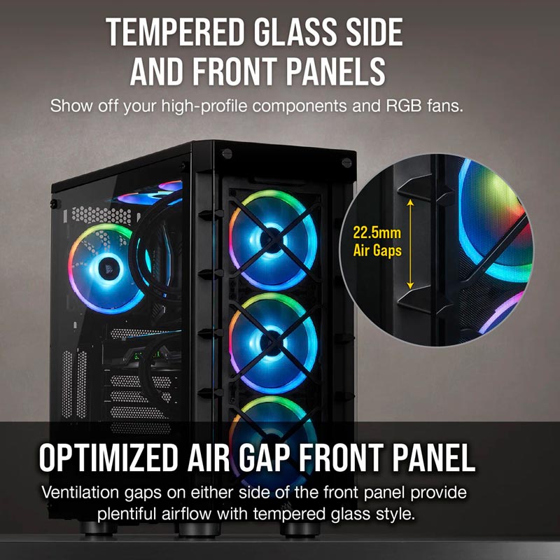 کیس کامپیوتر کورسیر Corsair iCUE 465X