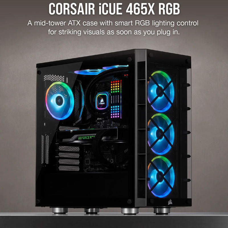 کیس کامپیوتر کورسیر Corsair iCUE 465X