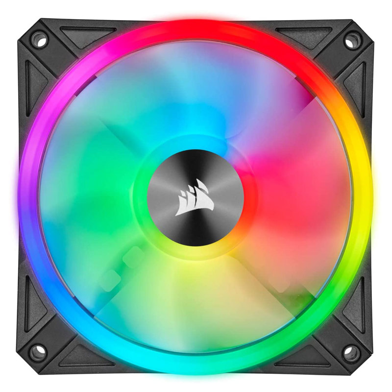 فن کیس کورسیر Corsair iCUE QL120 RGB 12*12 بسته 3 عددی