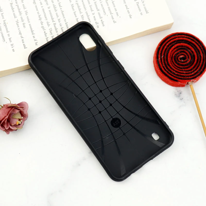 قاب چرمی سامسونگ Galaxy A10 طرح گوزن آبی