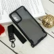 قاب PC Carbon محافظ لنز دار + بند آویز Samsung Galaxy A13 5G