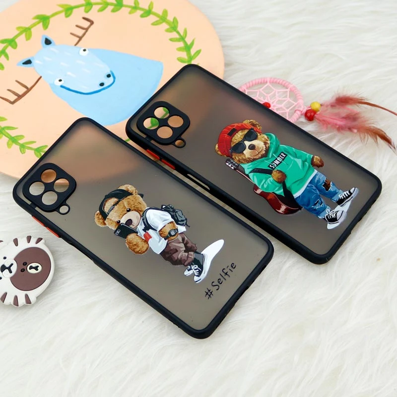 قاب PC مات محافظ لنزدار طرحدار Samsung Galaxy A22 4G
