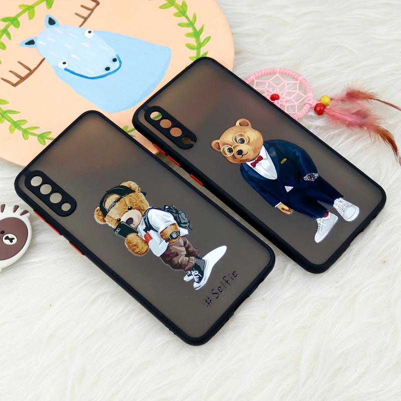 قاب PC مات محافظ لنزدار طرحدار Samsung Galaxy A30s / A50s