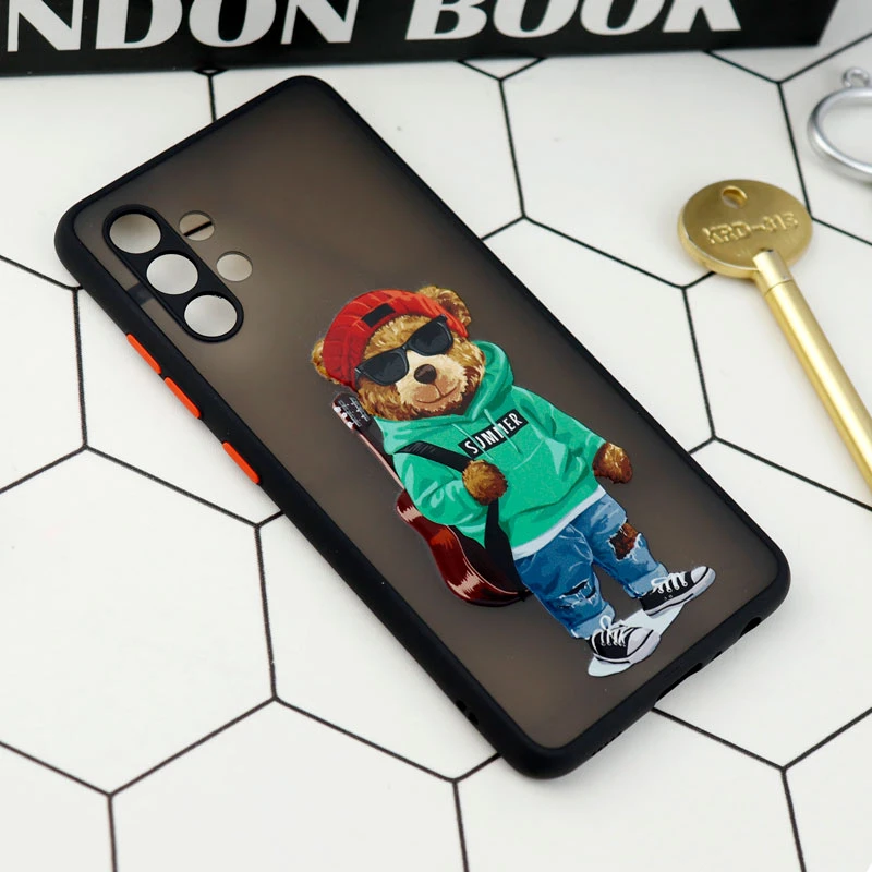 قاب PC مات محافظ لنزدار طرحدار Samsung Galaxy A32 4G