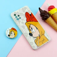 قاب طرحدار سیلیکونی پاپ سوکت دار میکی موس Samsung Galaxy A51