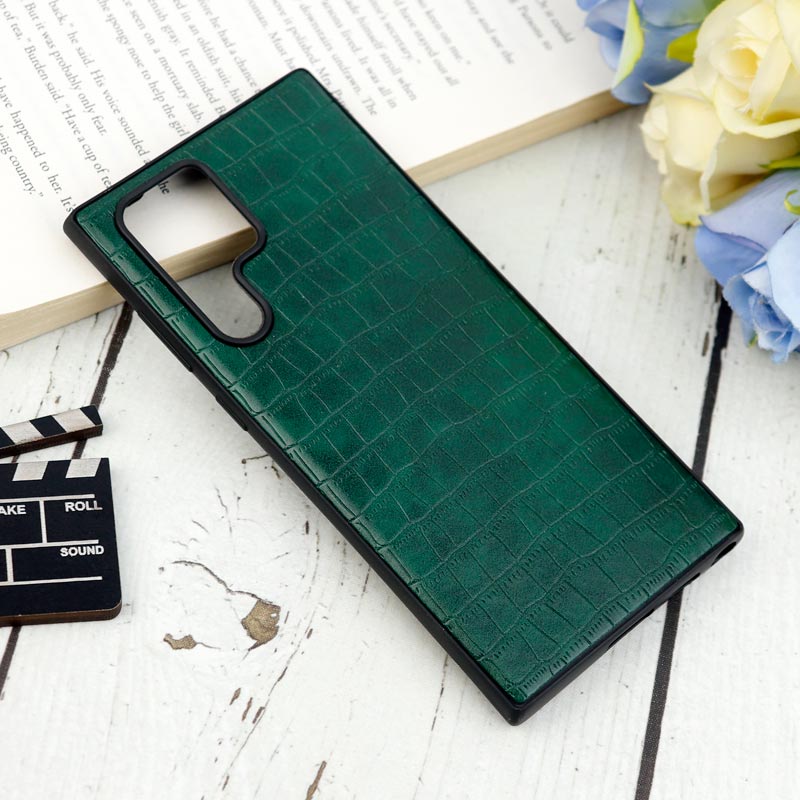 قاب چرمی ساده Samsung Galaxy S22 Ultra