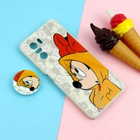 قاب طرحدار سیلیکونی پاپ سوکت دار میکی موس Xiaomi Poco F3