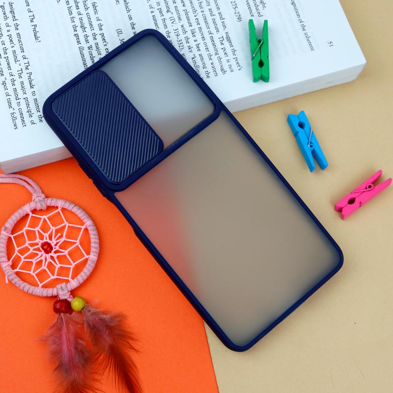 قاب PC مات محافظ لنز دار کشویی Xiaomi Poco F3