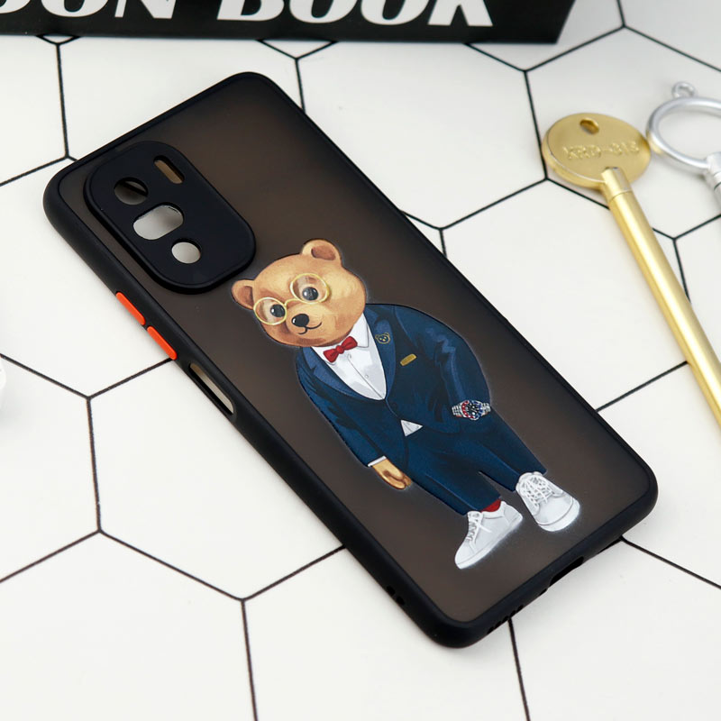 قاب PC مات محافظ لنزدار طرحدار Xiaomi Poco F3